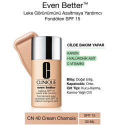 Clinique Even Better Fondöten SPF15 Chamois N:4 30ml - Clinique