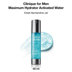 Clinique For Men Maximum Hydrator Activated Water Gel 48ml - Erkekler için Yağsız Nemlendirici Krem - Clinique