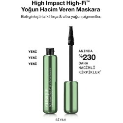 Clinique High Impact High-Fi Yoğun Hacim Veren Siyah Maskara 10ml - Clinique