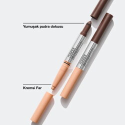 Clinique High Impact Shadow Play Çift Taraflı Kalem Far - Mixed Green - 6