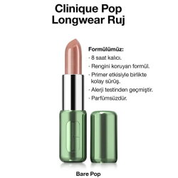 Clinique Pop Longwear Ruj - Bare Pop - Clinique