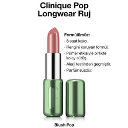 Clinique Pop Longwear Ruj - Blushing Pop - Clinique