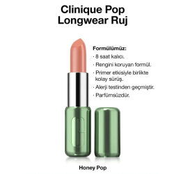 Clinique Pop Longwear Ruj - Honey Pop - Clinique