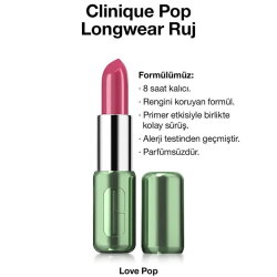 Clinique Pop Longwear Ruj - Love Pop - Clinique