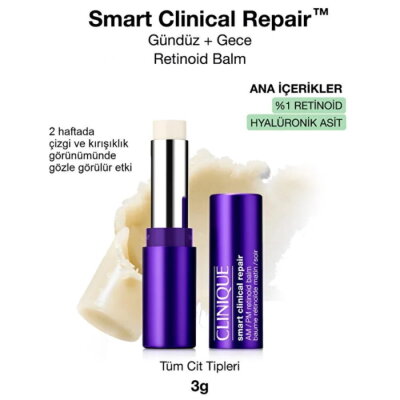Clinique Smart Clinical Repair Gündüz + Gece Retinol Balm 3 gr