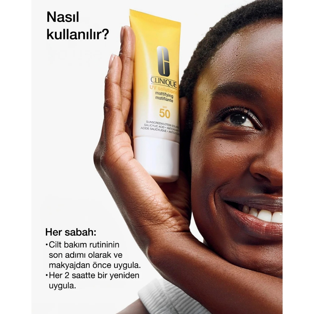 Clinique Uv Sol Mattifying SPF50 Güneş Kremi 40 ml - 5