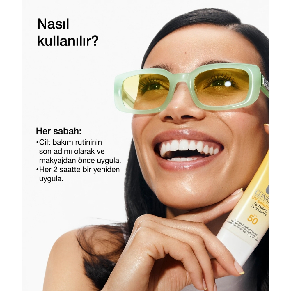 Clinique UV Solutions Hydrating SPF50+ Güneş Kremi 40 ml - 5