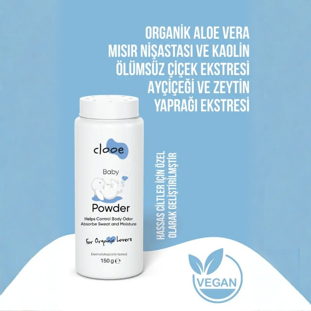 Cloee Talk İçermeyen Bebek Pudrası 150 g - 3
