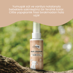 Clooe Bebek Kolonyası Soft Vanilla Milk 40 ml - 4