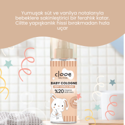Clooe Bebek Kolonyası Vanilya 150 ml - 3