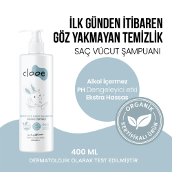 Clooe Bebek Şampuanı Organik Sensitive 400 ml - Clooe