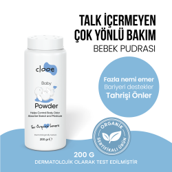 Clooe Organik Bebek Pudrası 200 gr - Clooe