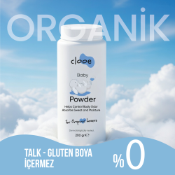 Clooe Organik Bebek Pudrası 200 gr - 3
