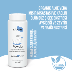 Clooe Organik Bebek Pudrası 200 gr - 4