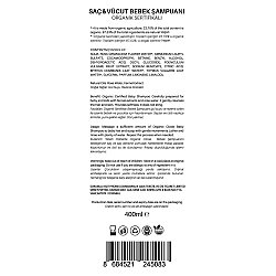 Clooe Organik Saç & Vücut Bebek Şampuanı 400 ml - 5