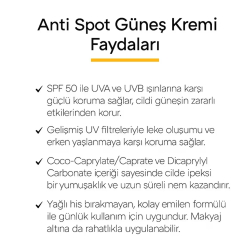 Clooe Vegan Glutensiz Leke Karşıtı 50 Spf Güneş Kremi 50 ml - 3