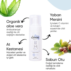 Clooe Yüz Temizleme Köpüğü Organik 150 ml - 3