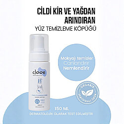 Clooe Yüz Temizleme Köpüğü Organik 150 ml - Clooe