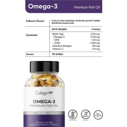 Collagen Forte Platinum Omega-3 Premium Fish Oil 90 Softgel X 1000 mg - 3