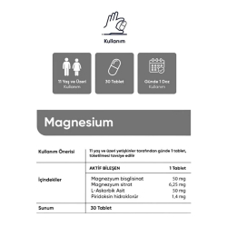 Collagen Forte Magnesium Daily Multi Complex 30 kapsül takviye edici gıda - 4