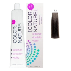 Color Naturel 7-1 Küllü Kumral Kalıcı Saç Boyası - Color Naturel