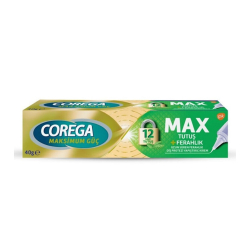 Corega Max Tutuş & Ferahlık Diş Protezi Yapıştırıcı Krem - Corega