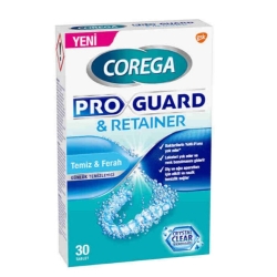 Corega Proguard & Retainer Diş Aparatı Temizleyici Tablet 30'lu