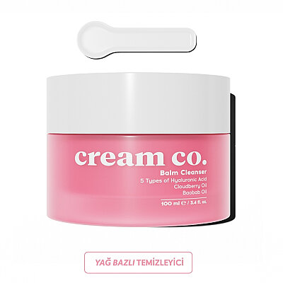 Cream Co. Aydınlatıcı Nemlendirici 100 ml Yağ Bazlı Temizleyici Balm