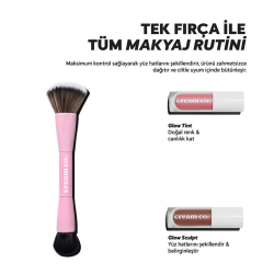 Cream Co. Dual-Ended Makeup Brush - 4