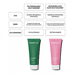 Cream Co. Hyaluronic Acid Glow jelly Yüz Temizleyici 100 ml - 9