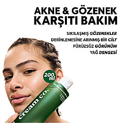 Cream Co. Matlaştırıcı Siyah Nokta Akne Karşıtı Arındırıcı Tonik 200ml - Cream Co. (1)