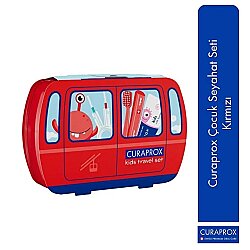 Curaprox Çocuk Seyahat Ağız Bakım Seti Kırmızı (6-12 Yaş) - Curaprox