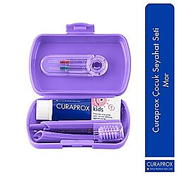 Curaprox Kids Seyahat Ağız Bakım Seti Mor (6-12 Yaş) - Curaprox (1)