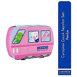Curaprox Çocuk Seyahat Ağız Bakım Seti Pembe (6-12 Yaş) - Curaprox