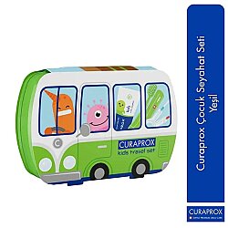 Curaprox Çocuk Seyahat Ağız Bakım Seti Yeşil (6-12 Yaş) - Curaprox