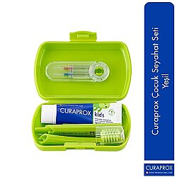 Curaprox Çocuk Seyahat Ağız Bakım Seti Yeşil (6-12 Yaş) - Curaprox (1)