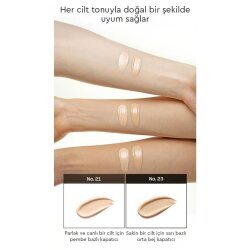 D’Alba Glow Fit Serum Cover SPF 50+ PA+++ Cushion Fondöten 15gr - Açık Ten No: 21 - 2