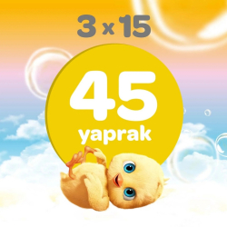Dalin Islak Cep Mendili 3x15 adet - 3