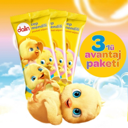 Dalin Islak Cep Mendili 3x15 adet - 5