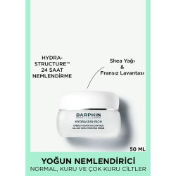 Darphin Hydraskin Rich Normal ve Kuru Ciltlere Özel Nemlendirici Krem 50ml - 4