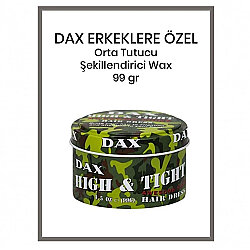 DAX High & Tight: Awesome Shine Parlaklık Veren Orta Tutuşlu Saç Şekillendirici Erkeklere Özel 99gr - Dax (1)
