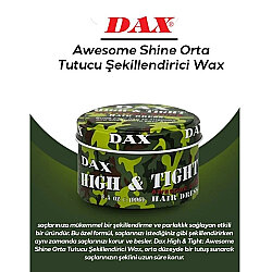 DAX High & Tight: Awesome Shine Parlaklık Veren Orta Tutuşlu Saç Şekillendirici Erkeklere Özel 99gr - 3