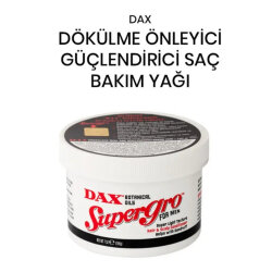 Dax Supergro Güçlendirici Dökülme Önleyici ve Canlandırıcı Saç Bakım Yağı Erkekler İçin 198gr - Dax (1)