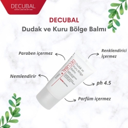 Decubal Basic Dudak ve Kuru Bölge Balmı 30ml - 3