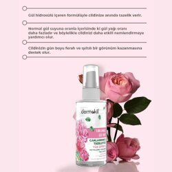 Demokil %100 Doğal Gül Suyu Canlandırıcı Tazeleyici Yüz Spreyi - 2