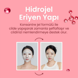 Dermal Korea Seoul Face Collagen Hydrogel Eriyen Yüz Maskesi 34 gr - 3