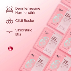 Dermal Korea Seoul Face Collagen Hydrogel Eriyen Yüz Maskesi 34 gr - 4