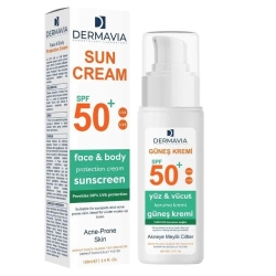 Dermavia Güneş Kremi Akne SPF+50 100ml - Dermavia