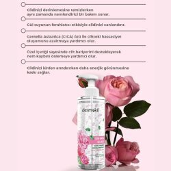 Dermokil %100 Doğal Gül Suyu Canlandırıcı Nemlendirici Yüz Temizleme Jeli - 2