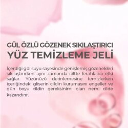 Dermokil %100 Doğal Gül Suyu Canlandırıcı Nemlendirici Yüz Temizleme Jeli - 3